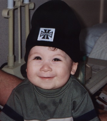 Spring break, 2003 - Cody was sportin' Eric's new West Coast Choppers hat.