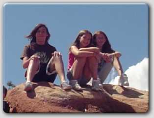 The kids loves climbing around on the rocks at Garden of the Gods.