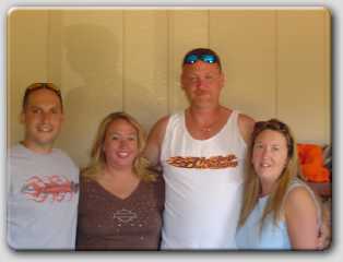 Everett and Lisa flew in the next day