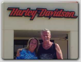 Dad and I in front of one of the dealerships we stopped at along the way