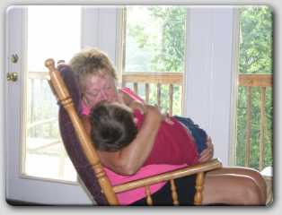 Grandma stole some snuggle time with Cody too!