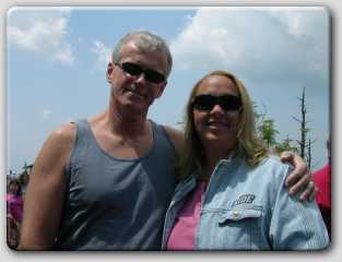 Dad and I took a moment for a picture at Clingman's dome.